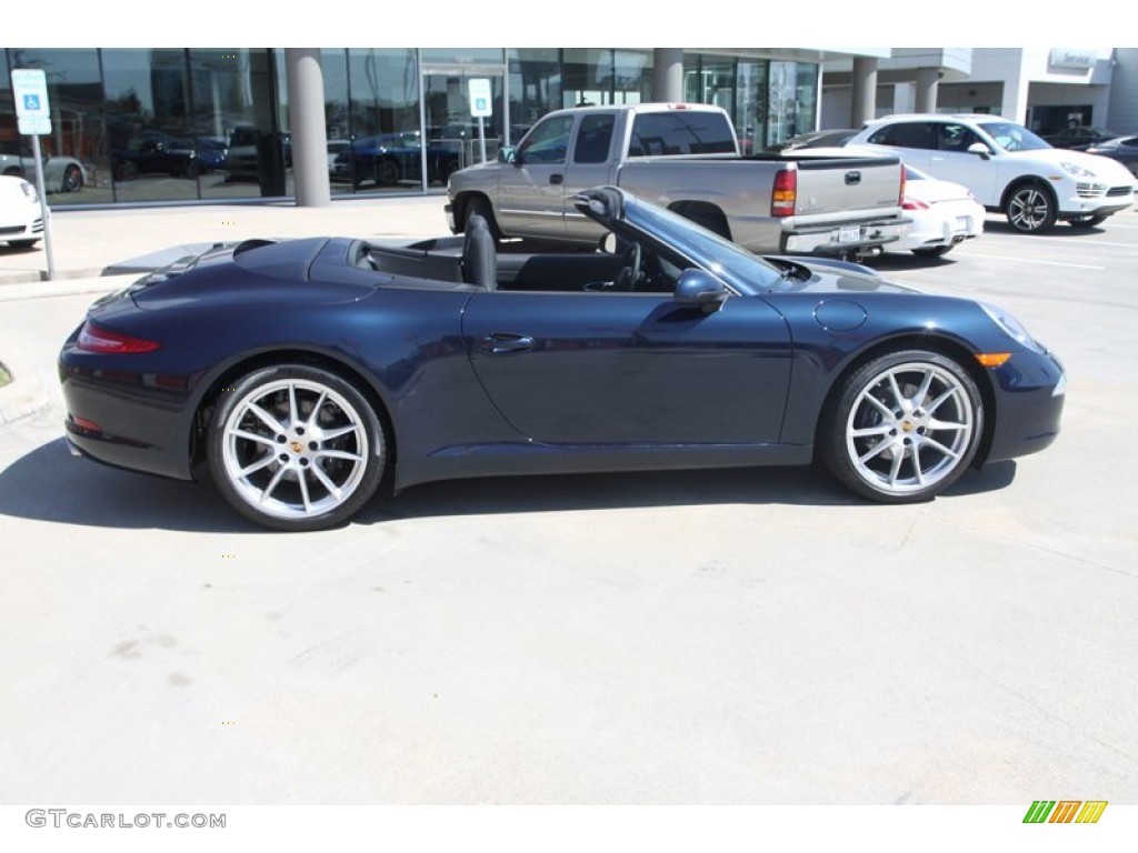 Dark Blue Metallic 2013 Porsche 911 Carrera Cabriolet Exterior Photo #78339906