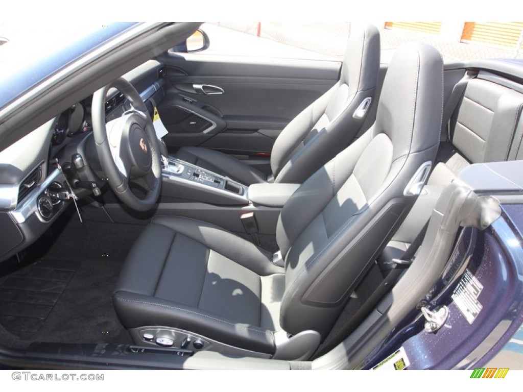 Black Interior 2013 Porsche 911 Carrera Cabriolet Photo #78339942