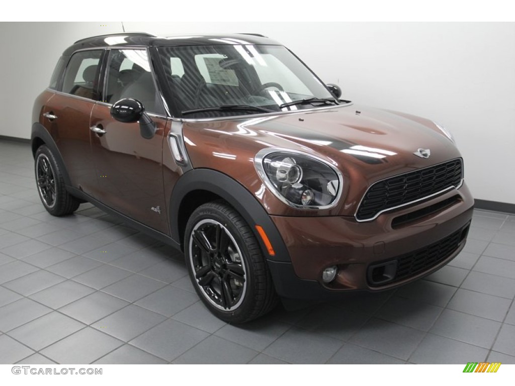 Brilliant Copper Metallic 2013 Mini Cooper S Countryman ALL4 AWD Exterior Photo #78340218