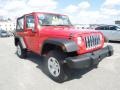 2012 Flame Red Jeep Wrangler Sport 4x4  photo #1