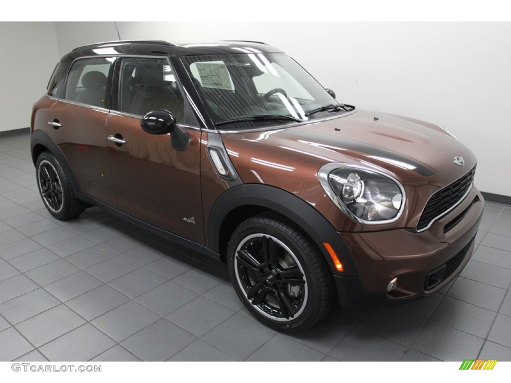 Brilliant Copper Metallic 2013 Mini Cooper S Countryman ALL4 AWD Exterior Photo #78340291