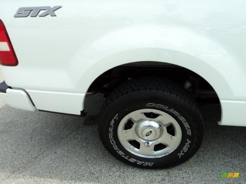 2005 F150 STX SuperCab - Oxford White / Medium Flint Grey photo #5