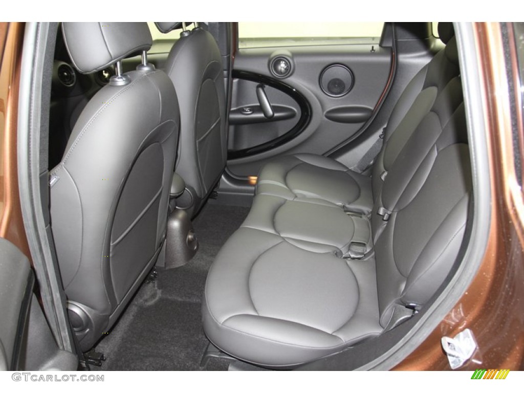 Carbon Black Interior 2013 Mini Cooper S Countryman ALL4 AWD Photo #78340411