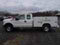 2013 Oxford White Ford F350 Super Duty XL SuperCab 4x4 Utility Truck  photo #5