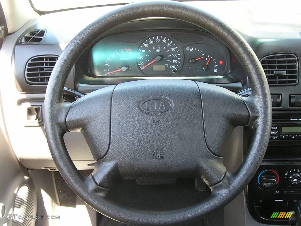 2002 Rio Sedan - Light Gold / Gray photo #8