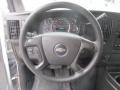 2009 Chevrolet Express Medium Pewter Interior Steering Wheel Photo