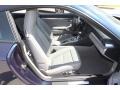 2013 Porsche 911 Black/Platinum Grey Interior Front Seat Photo