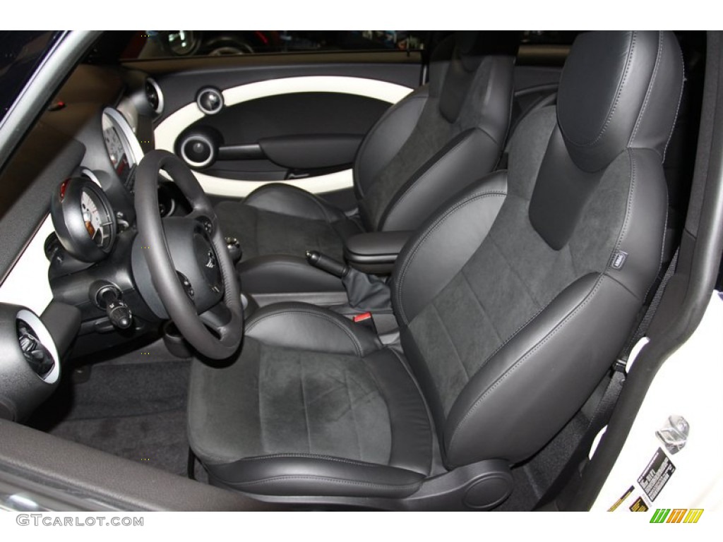 Recaro Sport Black/Dinamica Interior 2013 Mini Cooper S Hardtop Photo #78343209