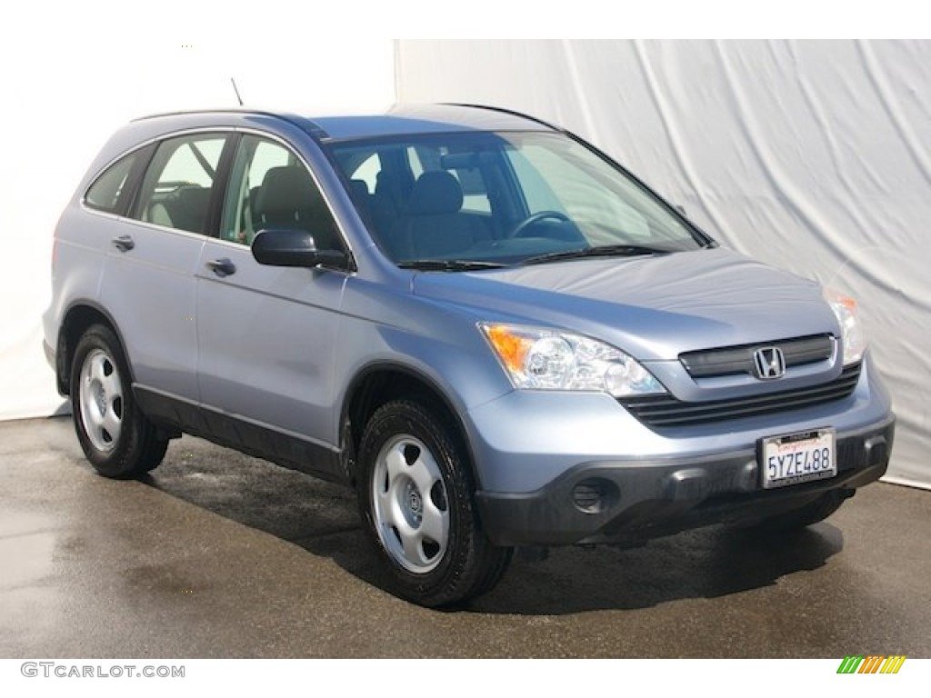 2007 CR-V LX - Glacier Blue Metallic / Gray photo #6