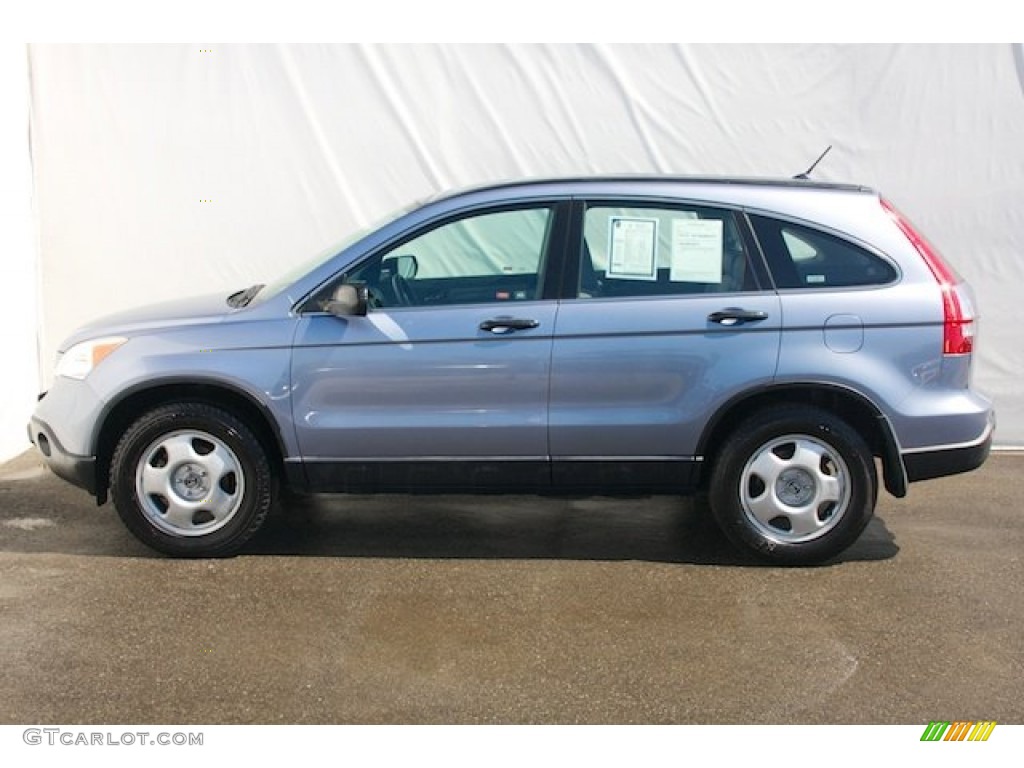 2007 CR-V LX - Glacier Blue Metallic / Gray photo #8