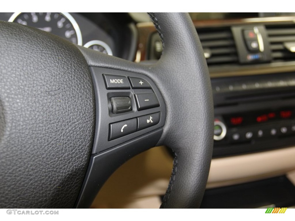 2013 3 Series 328i Sedan - Black Sapphire Metallic / Venetian Beige photo #22