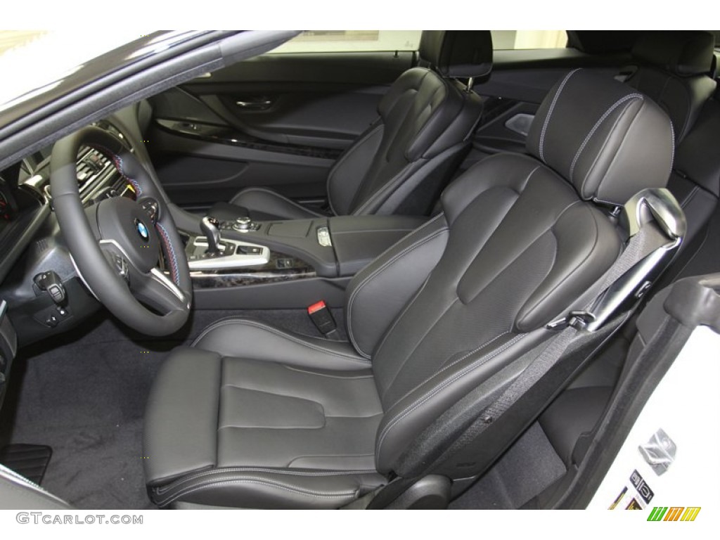 Black Interior 2013 BMW M6 Convertible Photo #78344418