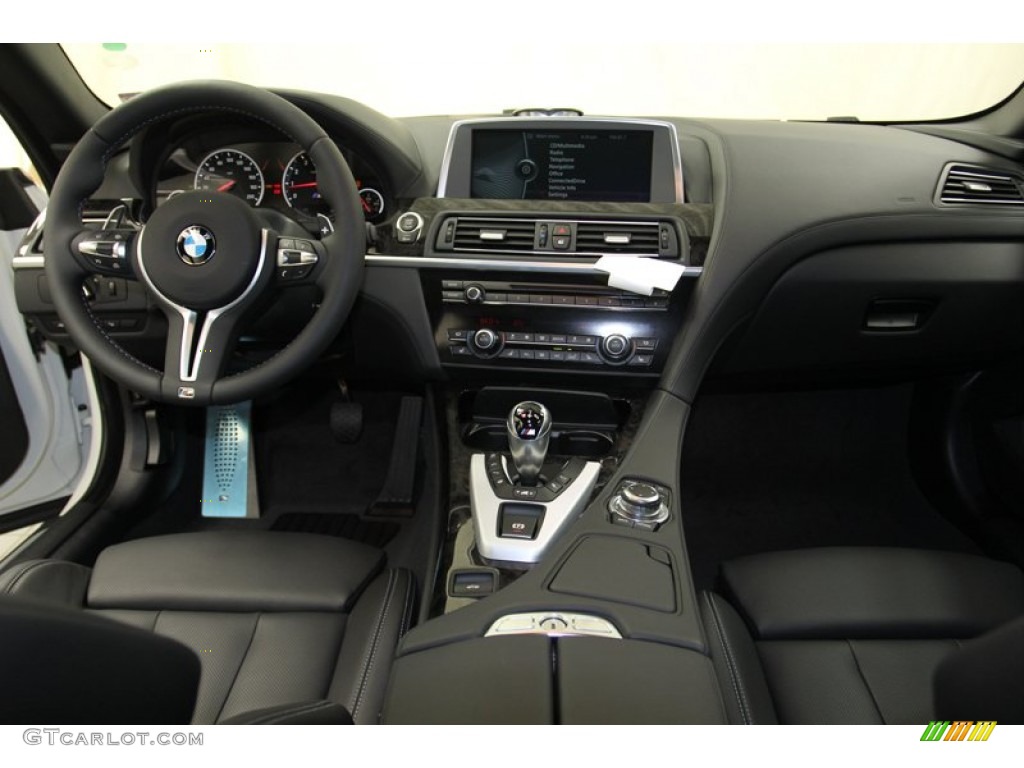 2013 BMW M6 Convertible Black Dashboard Photo #78344442