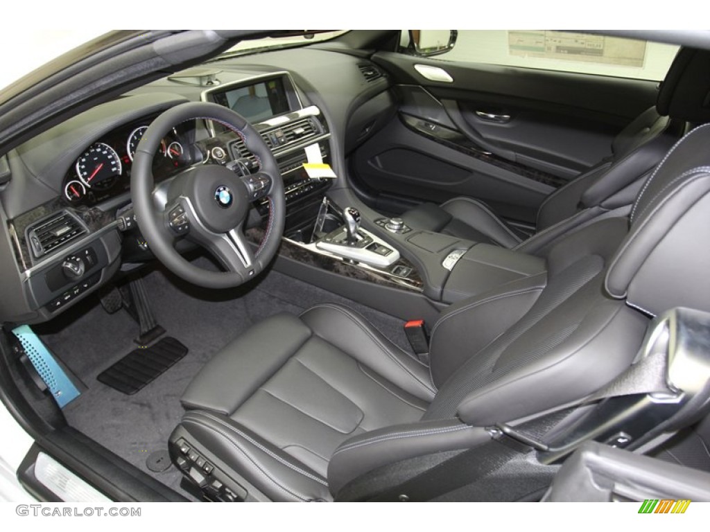 Black Interior 2013 BMW M6 Convertible Photo #78344727