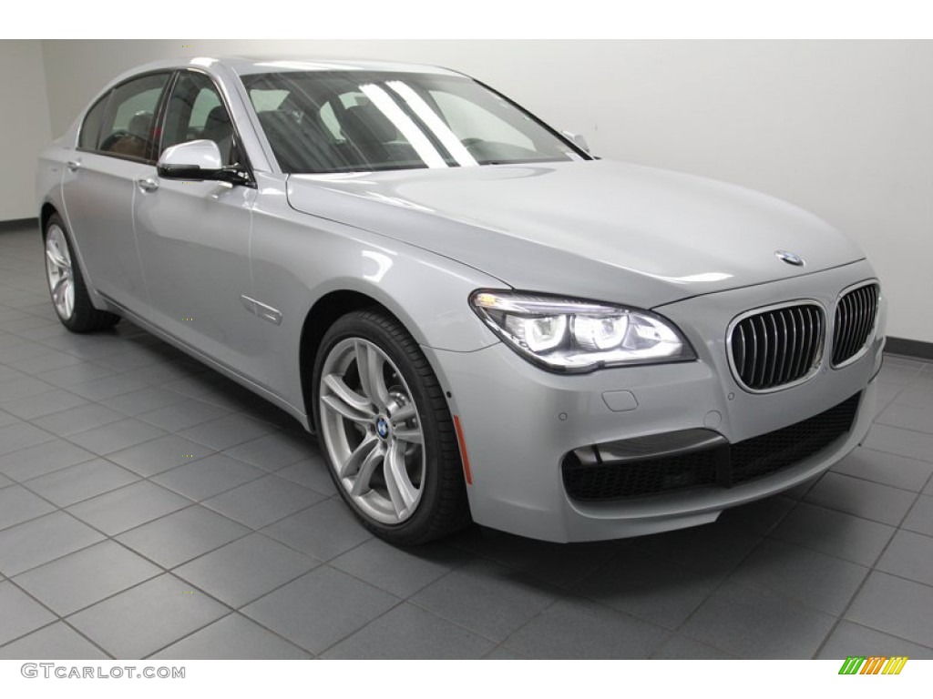 2013 7 Series 750Li Sedan - Glacier Silver Metallic / Black photo #1
