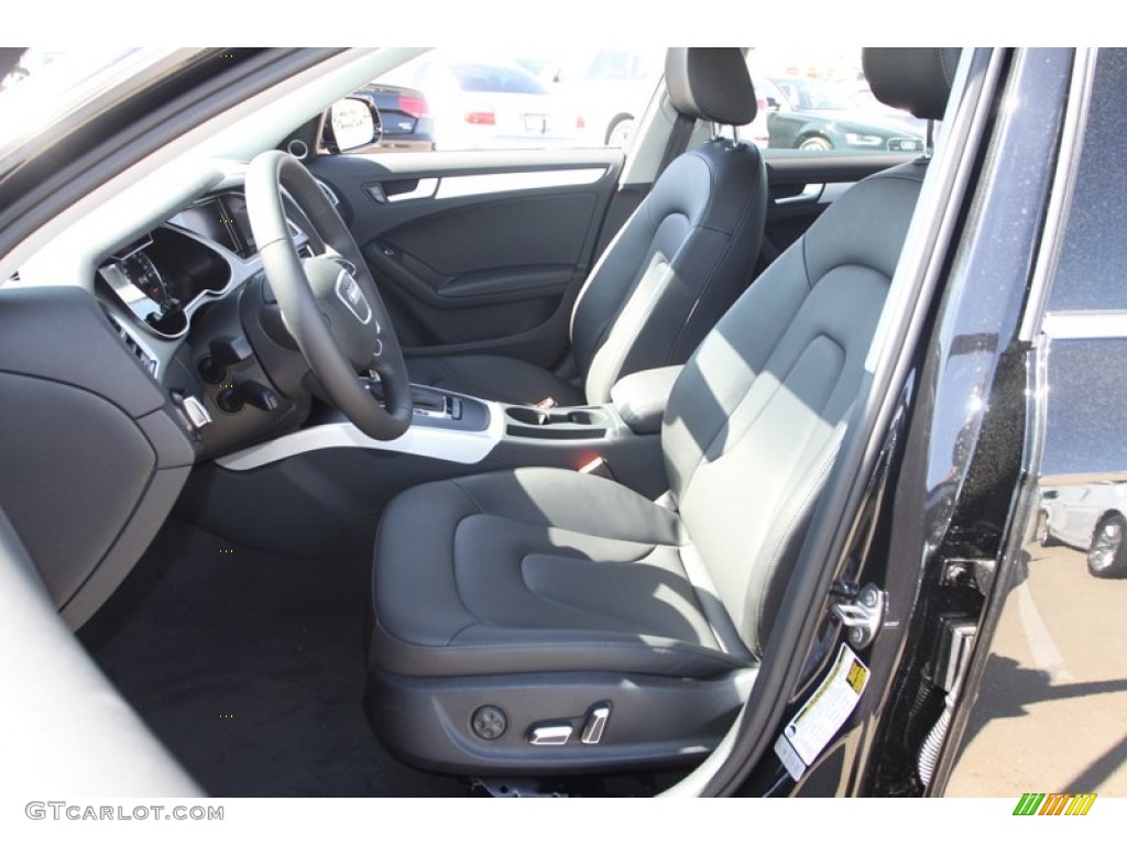 Black Interior 2013 Audi A4 2.0T quattro Sedan Photo #78345777
