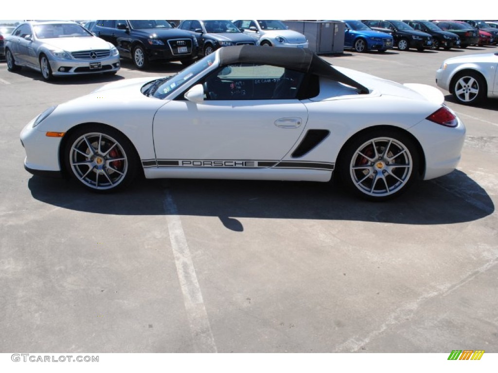 Carrara White 2011 Porsche Boxster Spyder Exterior Photo #78345873