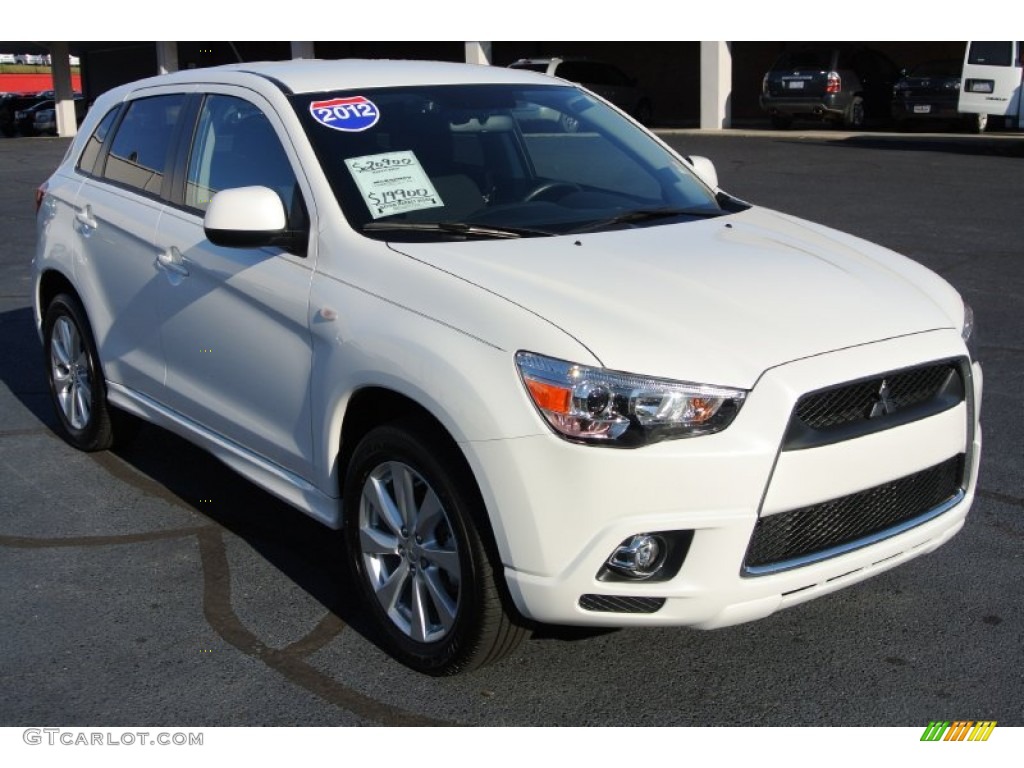 2012 Outlander Sport SE - Diamond White / Black photo #1