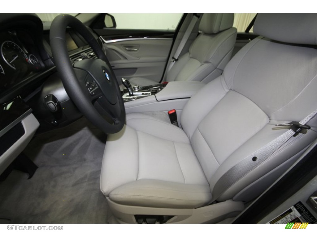 Everest Gray Interior 2013 BMW 5 Series 535i Sedan Photo #78346078