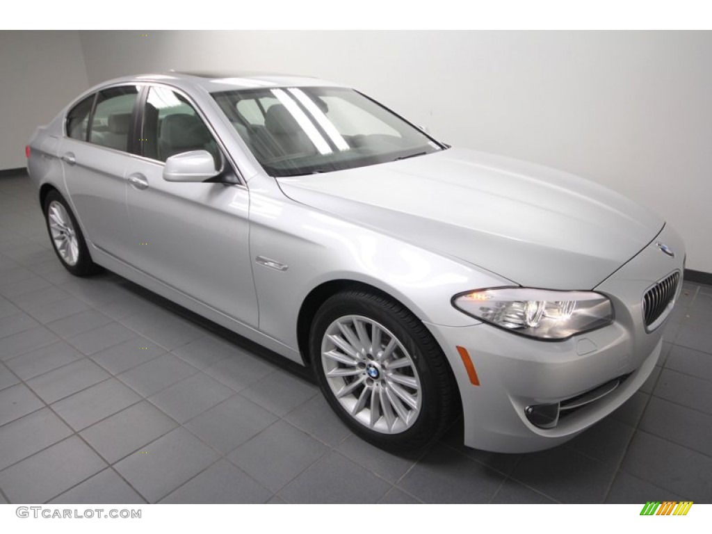 Titanium Silver Metallic 2013 BMW 5 Series 535i Sedan Exterior Photo #78346140