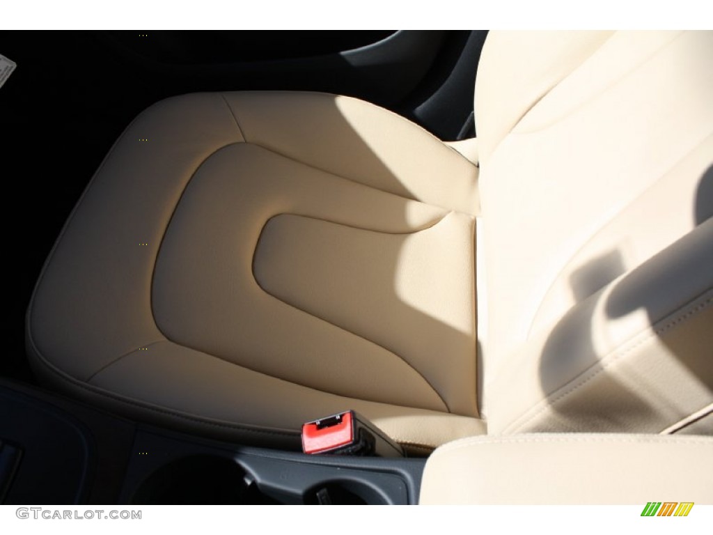 2013 A4 2.0T Sedan - Ibis White / Velvet Beige/Black photo #16
