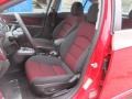 2013 Chevrolet Cruze Jet Black/Sport Red Interior Front Seat Photo
