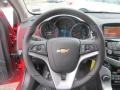 Jet Black/Sport Red 2013 Chevrolet Cruze LT/RS Steering Wheel