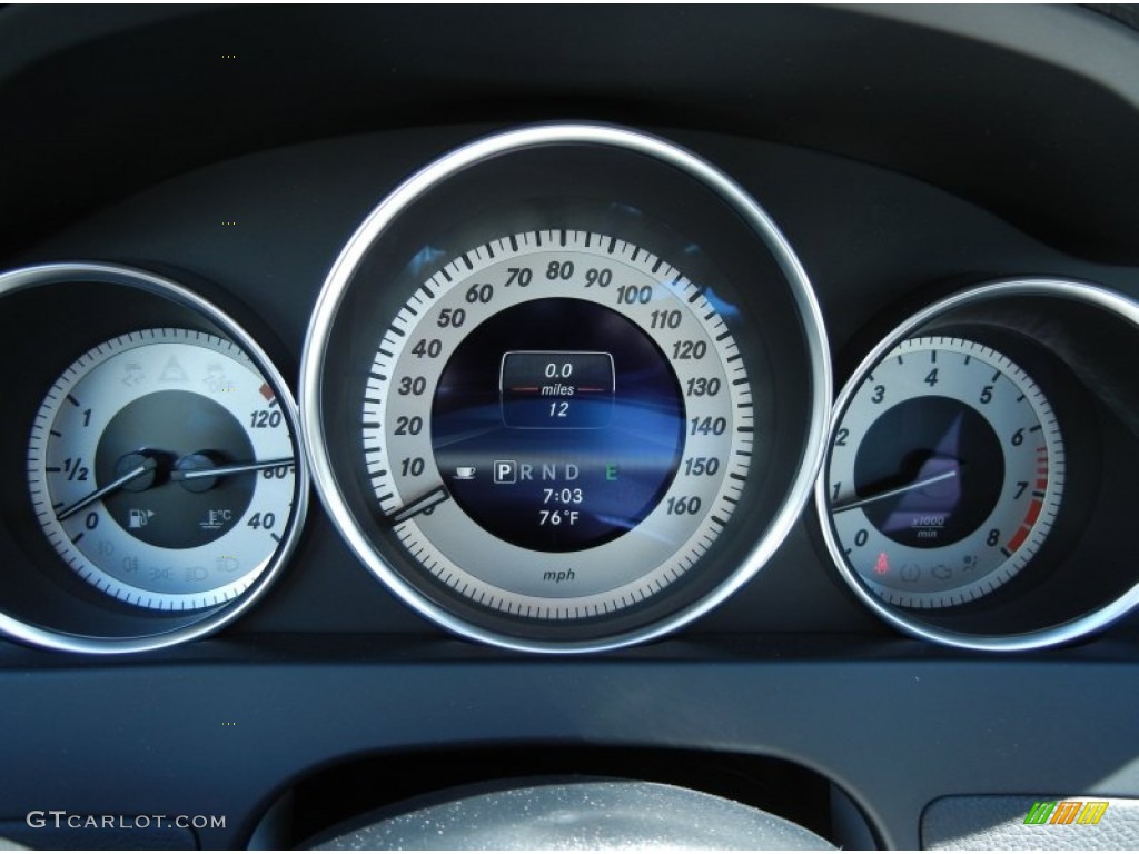 2013 Mercedes-Benz C 250 Coupe Gauges Photo #78346850