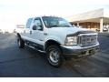 Oxford White 2002 Ford F350 Super Duty Lariat Crew Cab 4x4