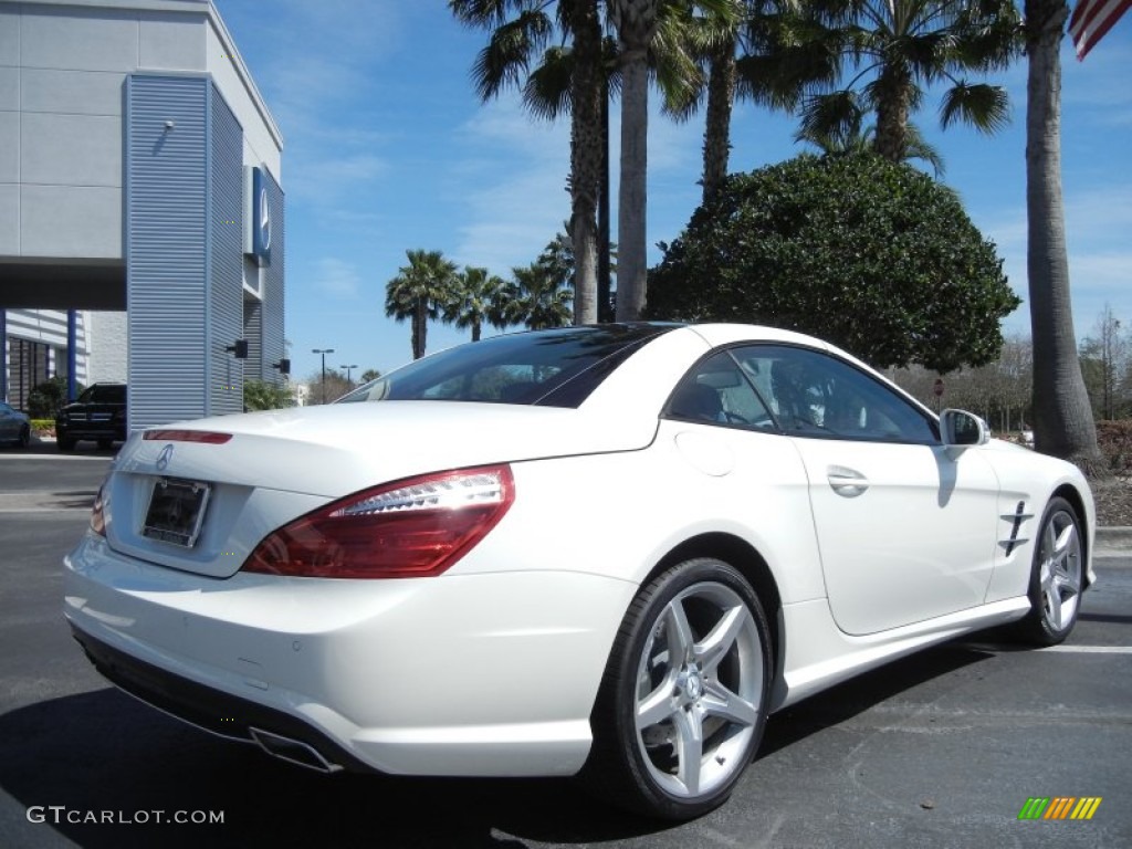 Diamond White Metallic 2013 Mercedes-Benz SL 550 Roadster Exterior Photo #78347105