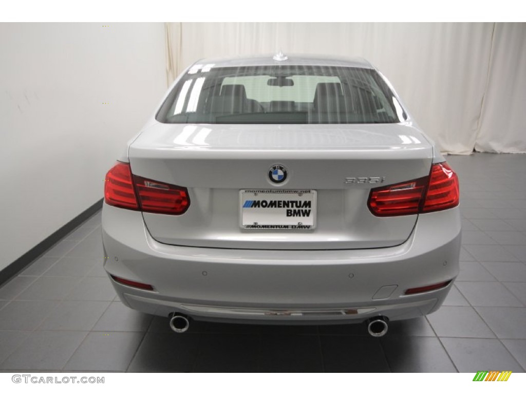 2012 3 Series 335i Sedan - Glacier Silver Metallic / Black photo #9