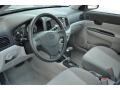 Gray 2008 Hyundai Accent GLS Sedan Interior Color