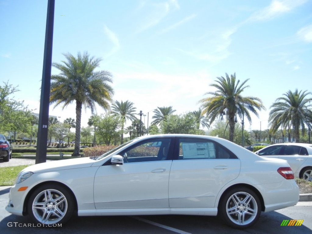 Diamond White Metallic 2013 Mercedes-Benz E 350 Sedan Exterior Photo #78348043