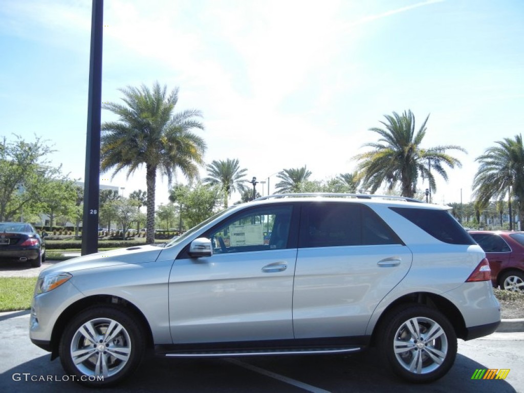 Iridium Silver Metallic 2013 Mercedes-Benz ML 350 4Matic Exterior Photo #78348426