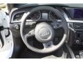 2013 Audi A5 Chestnut Brown Interior Steering Wheel Photo