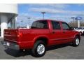 2001 Dark Cherry Red Metallic Chevrolet S10 LS Crew Cab 4x4  photo #3