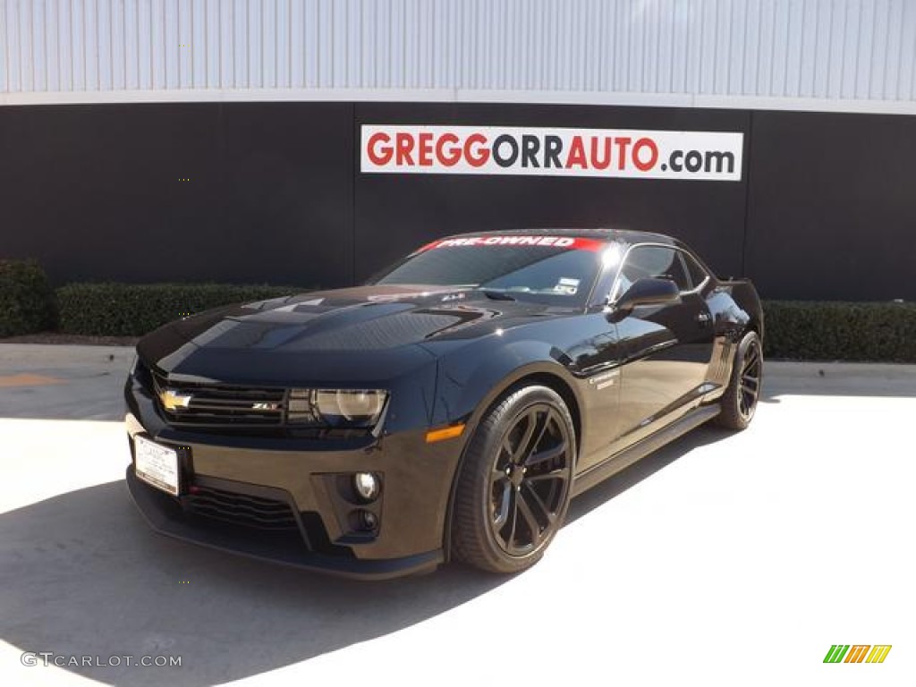 2013 Camaro ZL1 - Black / Black photo #2