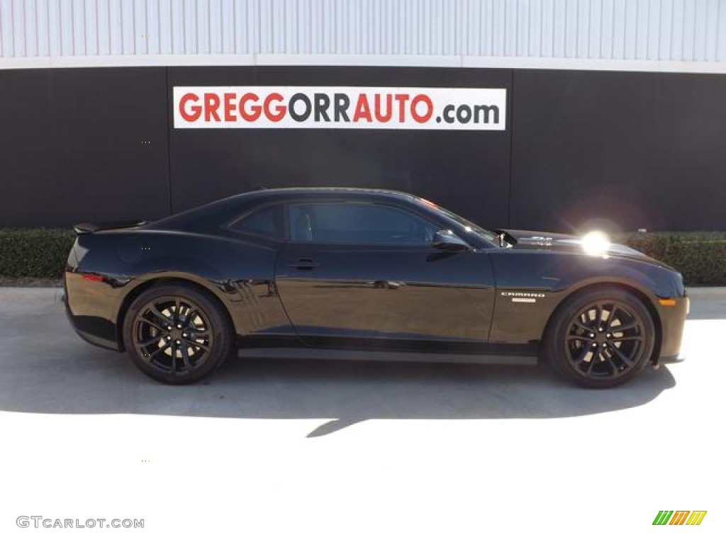 2013 Camaro ZL1 - Black / Black photo #3