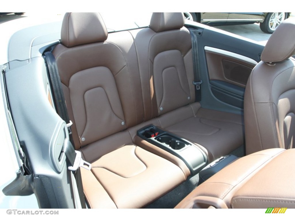 2013 Audi A5 2.0T Cabriolet Rear Seat Photo #78348819