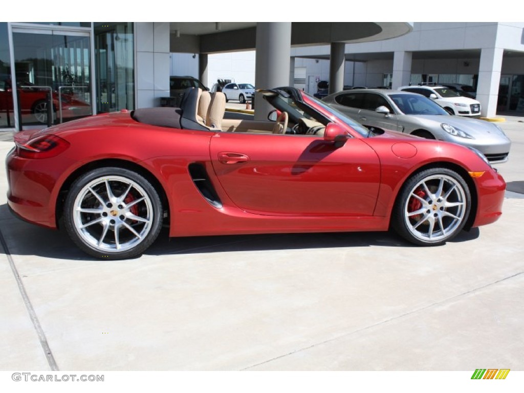 2013 Boxster S - Amaranth Red Metallic / Luxor Beige photo #14