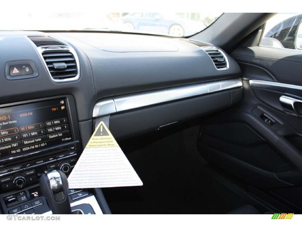 2013 Porsche Boxster Standard Boxster Model Black Dashboard Photo #78350020