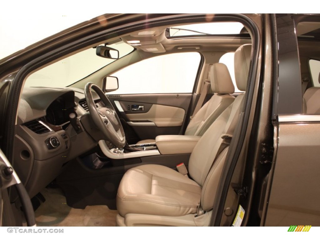 Medium Light Stone Interior 2011 Ford Edge Limited AWD Photo #78350046