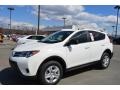 2013 Super White Toyota RAV4 LE  photo #1