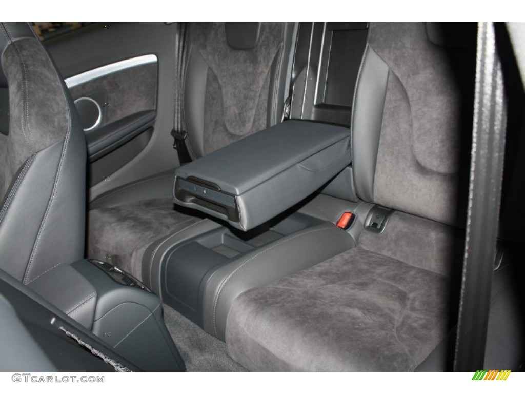 Black Fine Nappa Leather/Black Alcantara Inserts Interior 2013 Audi RS 5 4.2 FSI quattro Coupe Photo #78350298