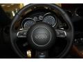 2013 Audi TT Madras Brown Baseball Optic Leather Interior Steering Wheel Photo