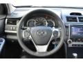 2013 Toyota Camry Black Interior Steering Wheel Photo