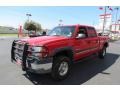 2003 Victory Red Chevrolet Silverado 2500HD LS Crew Cab  photo #1