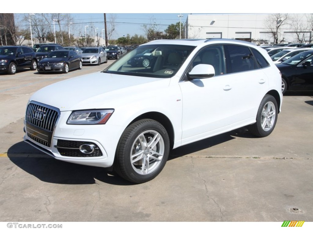 Glacier White Metallic 2013 Audi Q5 3.0 TFSI quattro Exterior Photo #78353069