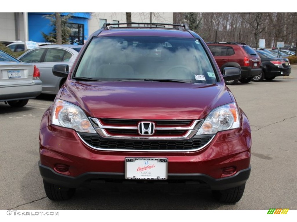 2010 CR-V EX AWD - Tango Red Pearl / Gray photo #2