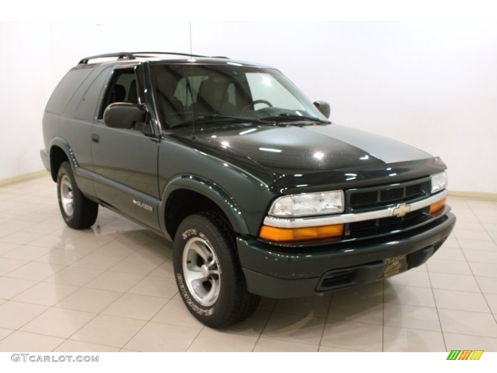 2003 Blazer LS - Dark Green Metallic / Graphite photo #1